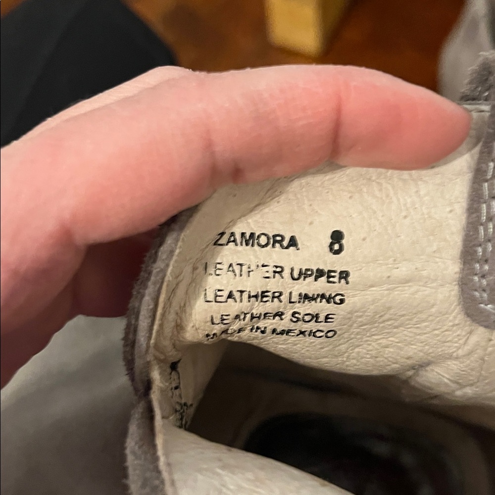 FreeBird Zamora Gray/Tan Suede Ankle Boots - Picture 4 of 4
